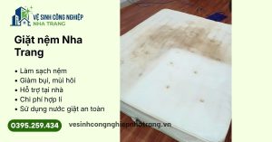 Giặt nệm Nha Trang