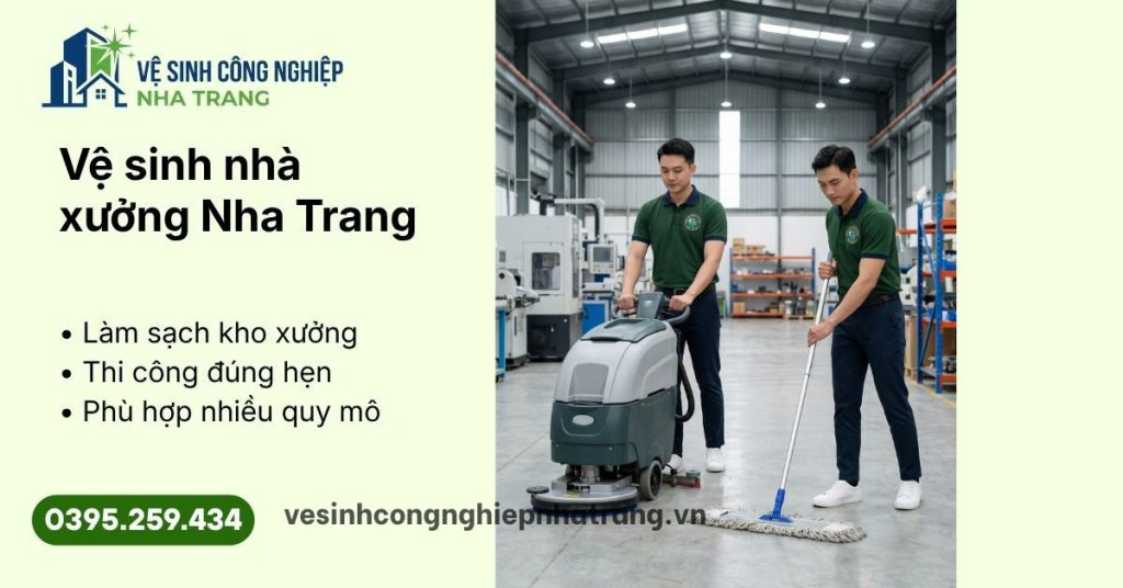 Vệ sinh nhà xưởng Nha Trang